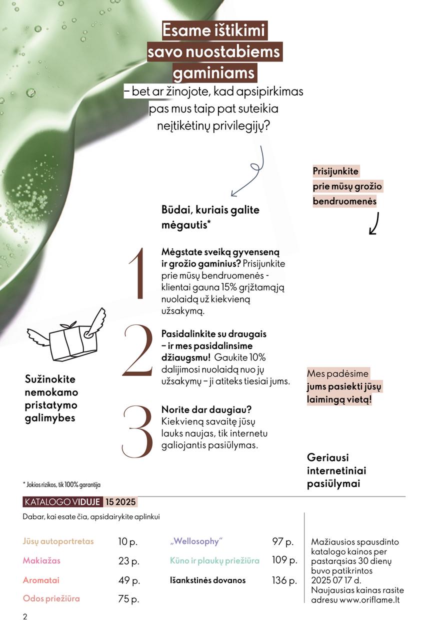 Oriflame katalogas akcijos nuo 
  2025-10-29 iki 
  2025-11-18 | Leidinukas.lt puslapis 2