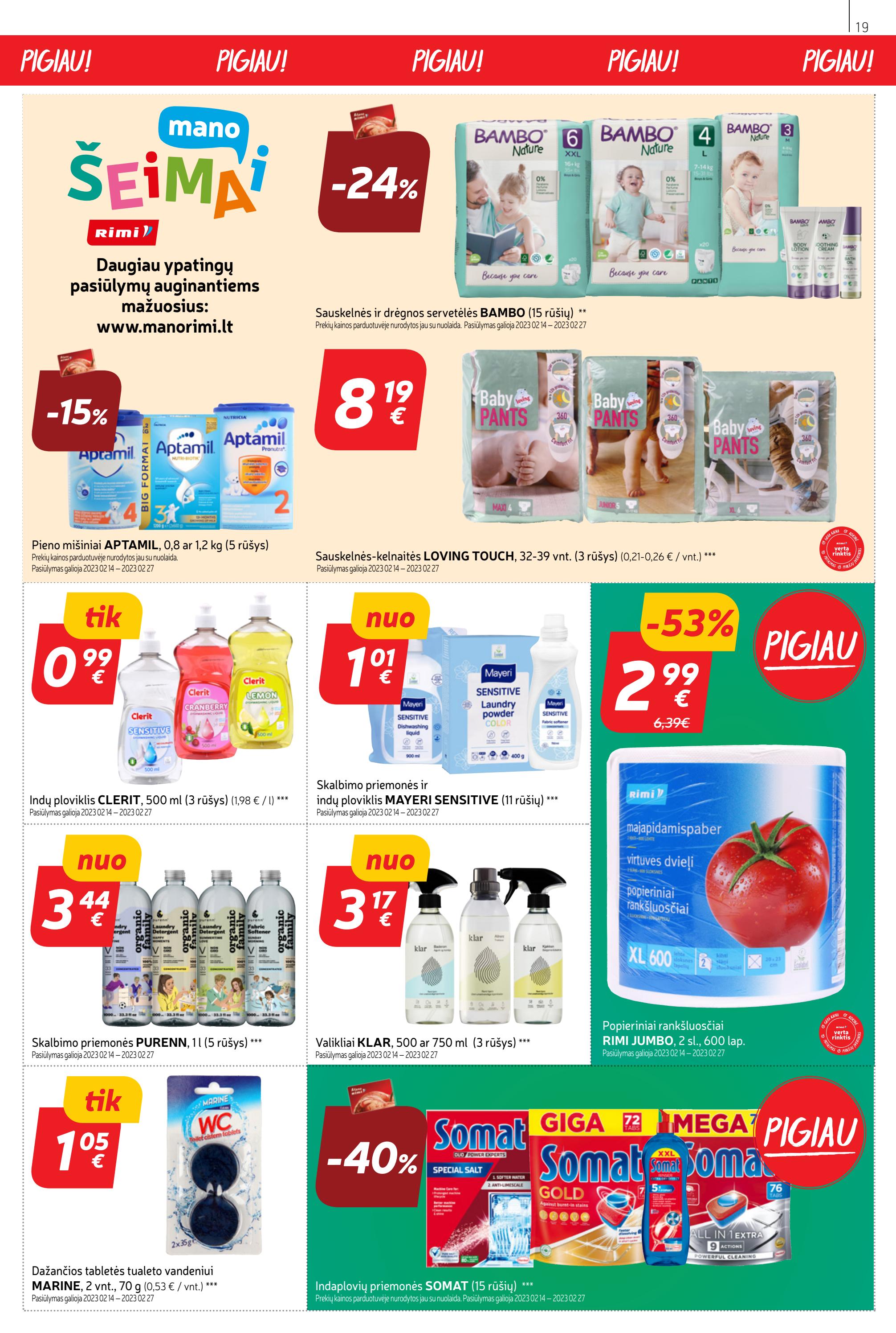Rimi savaitinis leidinys akcijos nuo 
  2023-02-21 iki 
  2023-02-27 | Leidinukas.lt puslapis 19