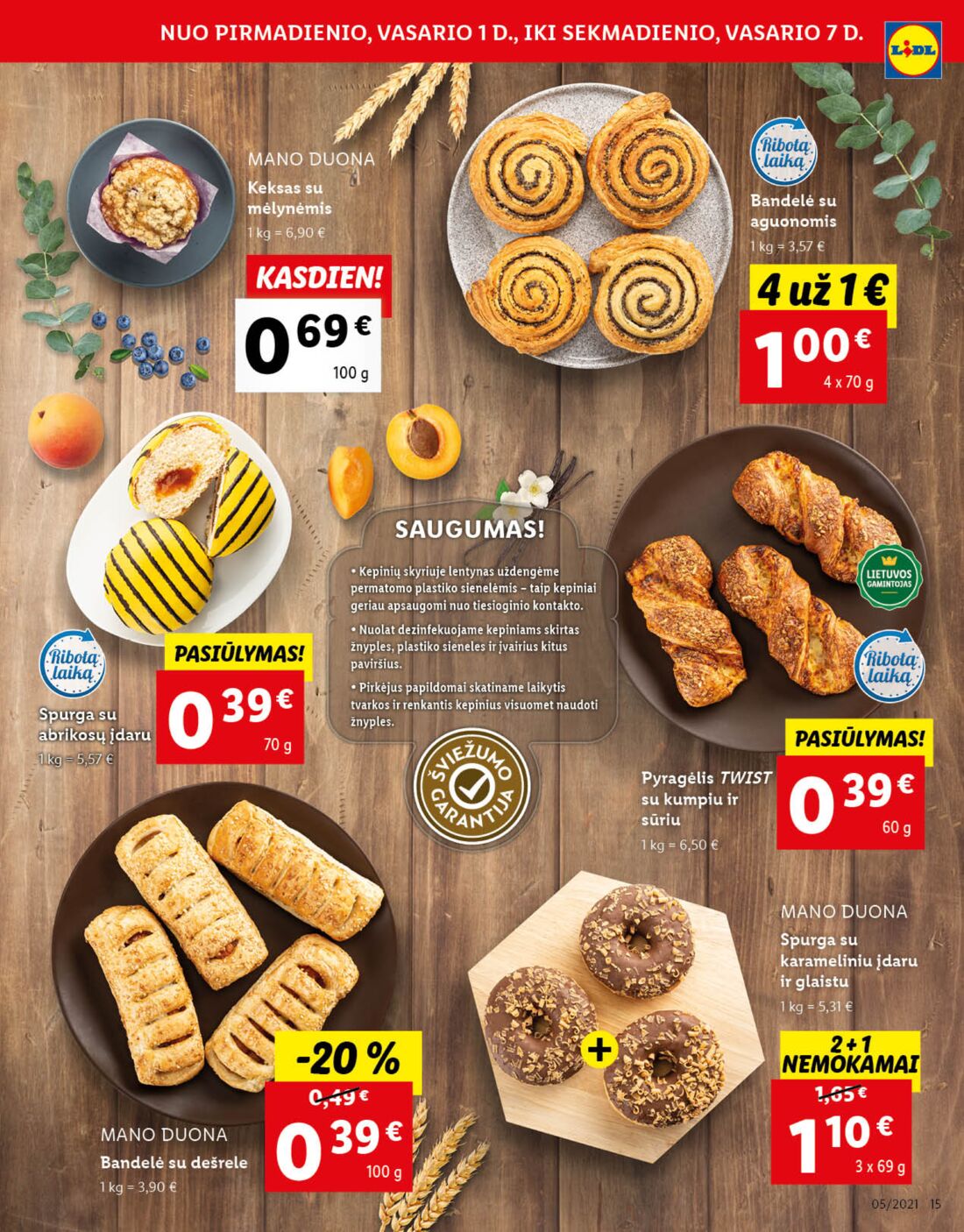 Lidl savaitinis leidinys akcijos nuo 
  2021-02-01 iki 
  2021-02-07 | Leidinukas.lt puslapis 15