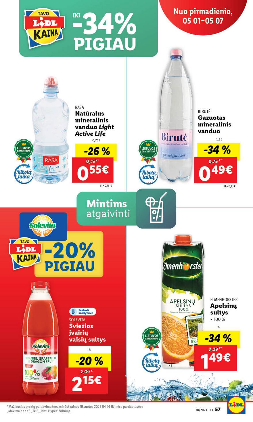 Lidl pasiūlymai akcijos nuo 
  2023-05-01 iki 
  2023-05-07 | Leidinukas.lt puslapis 57