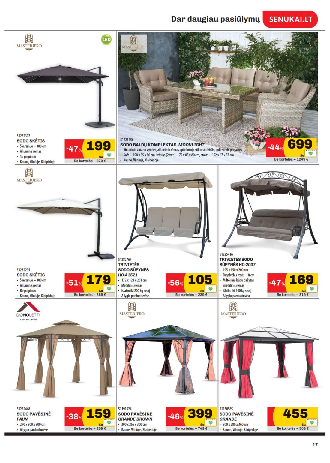 Senukai reklaminis leidinys akcijos nuo 
  2020-04-28 iki 
  2020-05-18 | Leidinukas.lt puslapis 17