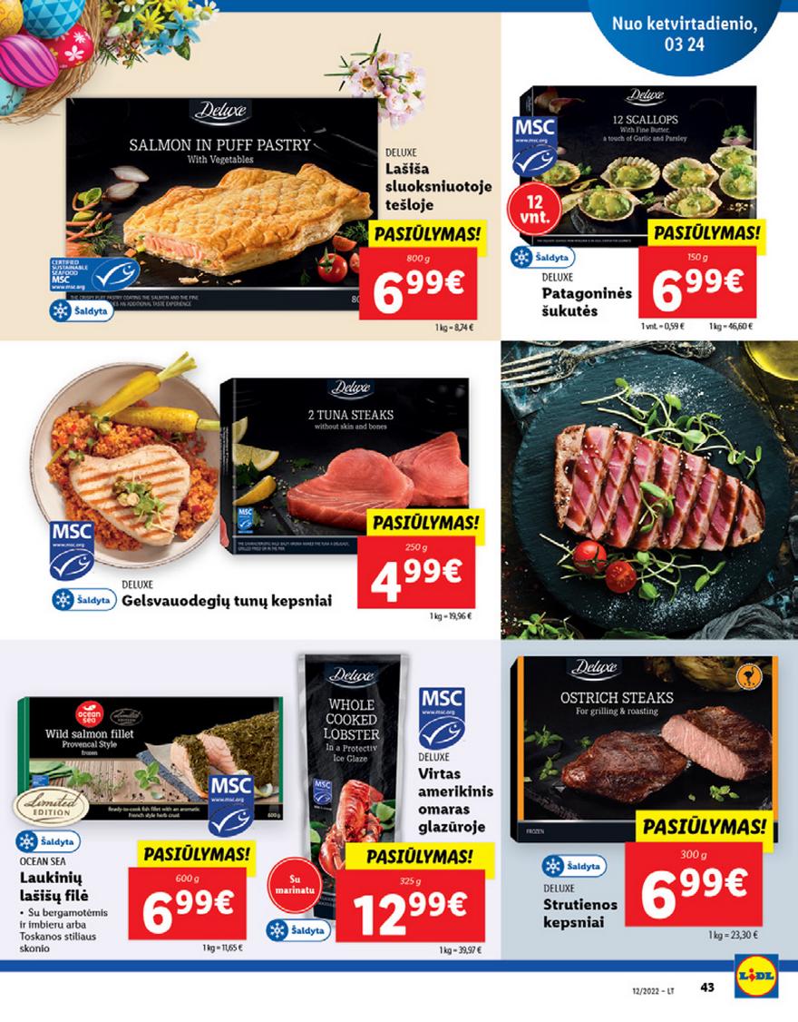 Lidl maisto prekių pasiūlymai akcijos nuo 
  2022-03-21 iki 
  2022-03-27 | Leidinukas.lt puslapis 43