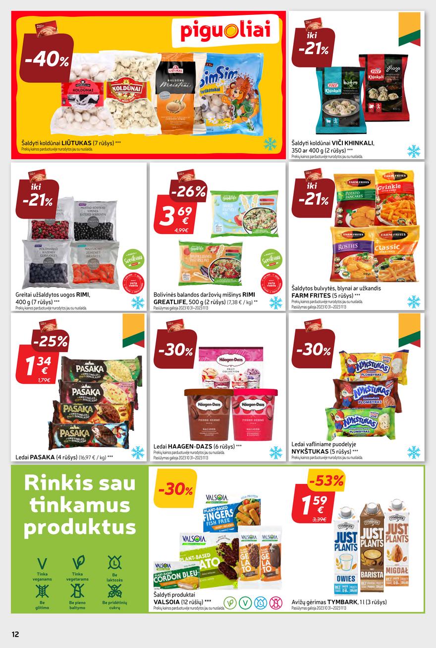 Rimi savaitinis leidinys akcijos nuo 
  2023-10-31 iki 
  2023-11-06 | Leidinukas.lt puslapis 12