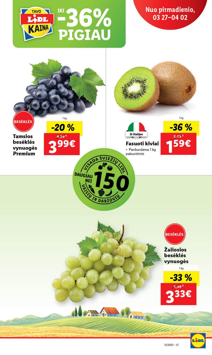 Lidl pasiūlymai akcijos nuo 
  2023-03-27 iki 
  2023-04-02 | Leidinukas.lt puslapis 13