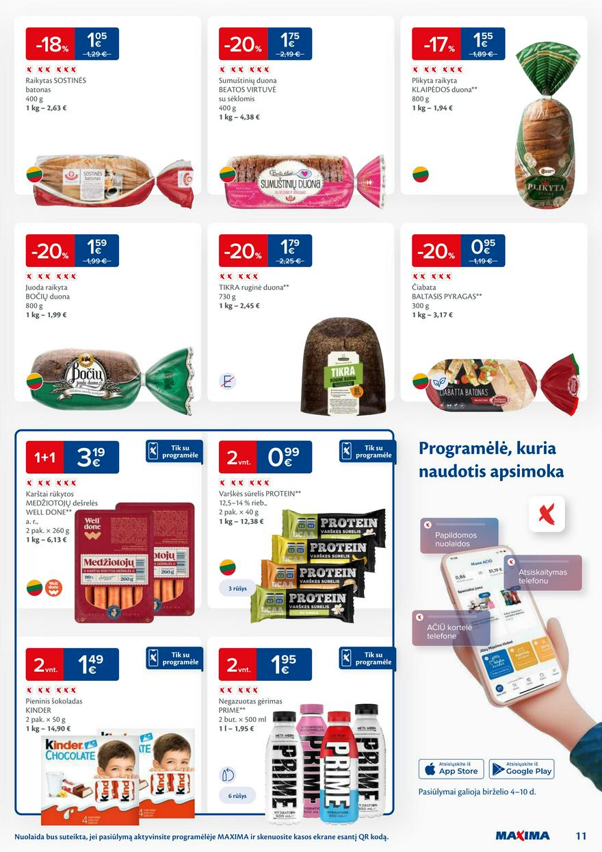 Maxima leidinys akcijos nuo 
  2024-06-04 iki 
  2024-06-10 | Leidinukas.lt puslapis 11