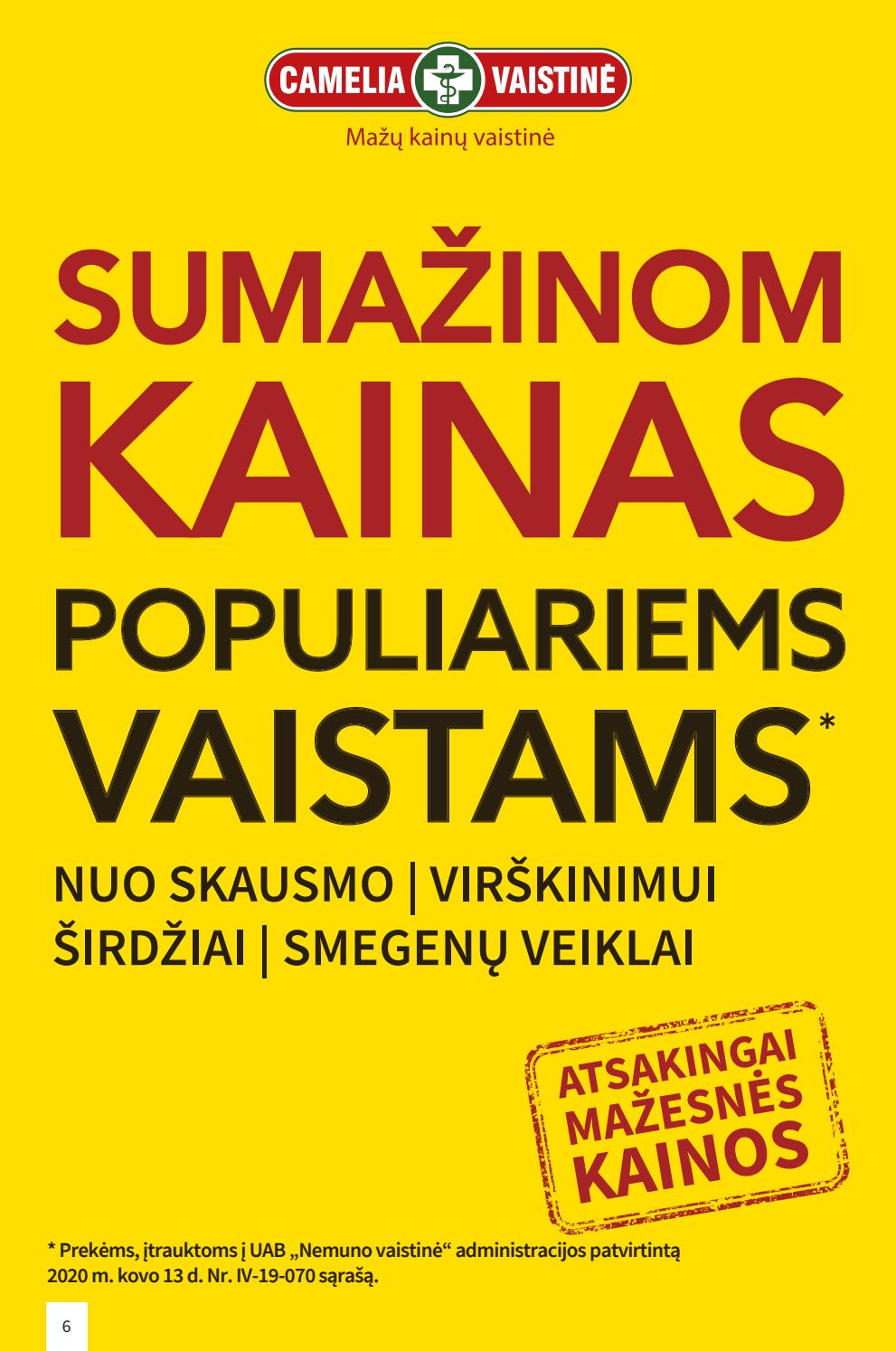 Camelia leidinys akcijos nuo 
  2020-05-01 iki 
  2020-05-31 | Leidinukas.lt puslapis 6