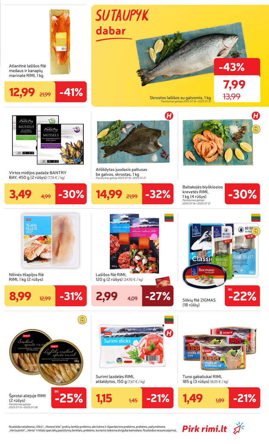 Rimi savaitinis leidinys 29 akcijos nuo 
  2025-07-15 iki 
  2025-07-21 | Leidinukas.lt puslapis 7