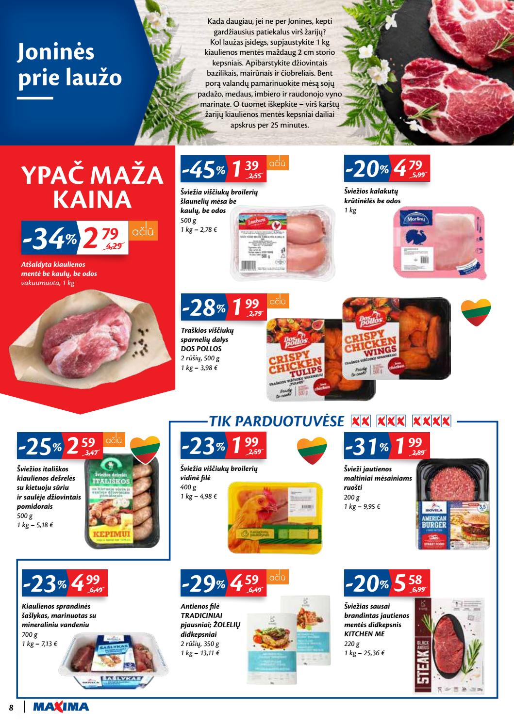 Maxima kaininis leidinys akcijos nuo 
  2020-06-23 iki 
  2020-06-29 | Leidinukas.lt puslapis 8
