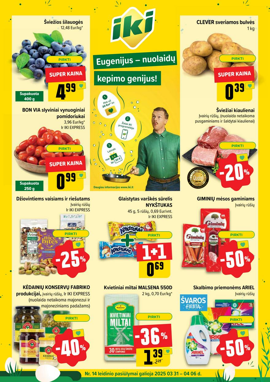 Iki leidinys 14 akcijos nuo 
  2025-03-31 iki 
  2025-04-06 | Leidinukas.lt puslapis 1