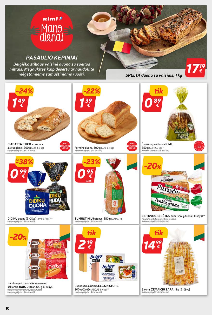 Rimi savaitinis leidinys akcijos nuo 
  2023-12-27 iki 
  2024-01-02 | Leidinukas.lt puslapis 10