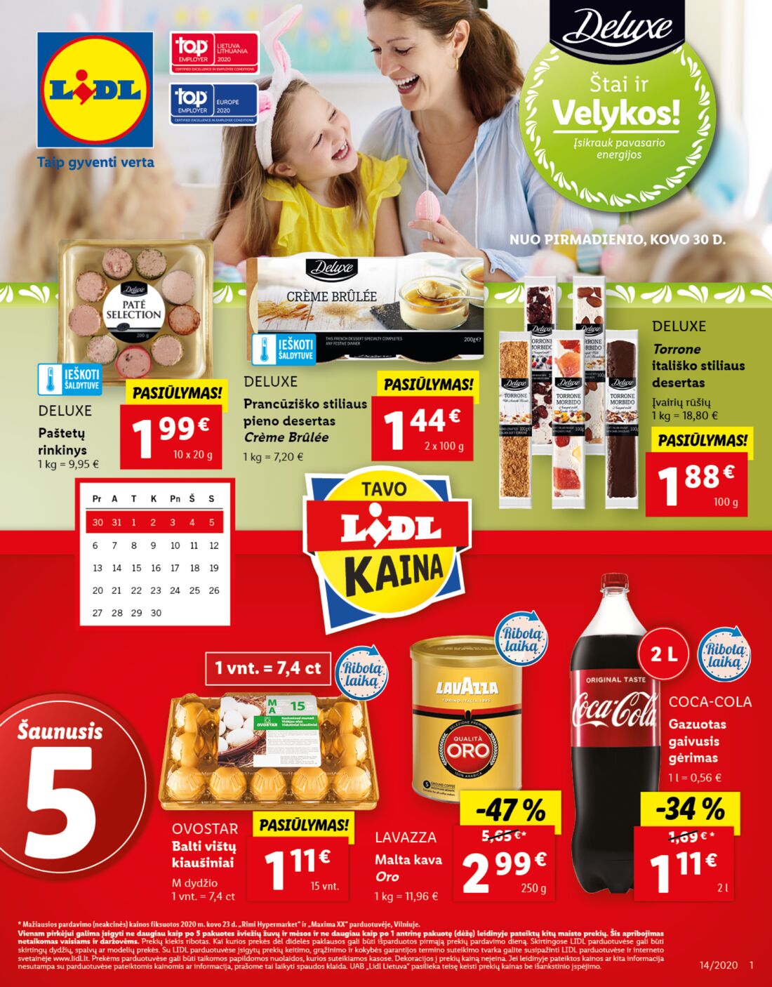 Lidl savaitinis leidinys akcijos nuo 
  2020-03-30 iki 
  2020-04-05 | Leidinukas.lt puslapis 1