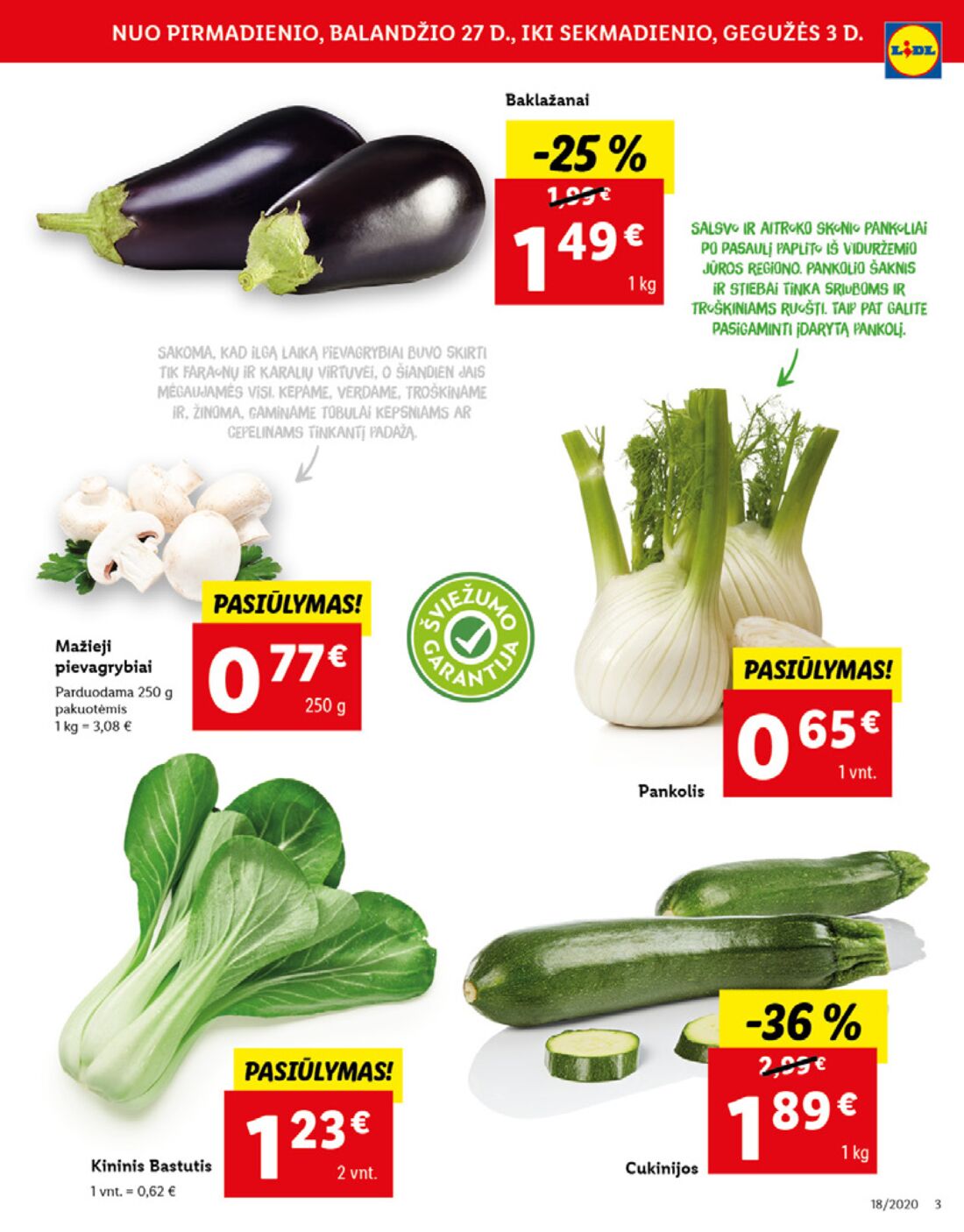 Lidl savaitinis leidinys akcijos nuo 
  2020-04-27 iki 
  2020-05-03 | Leidinukas.lt puslapis 3