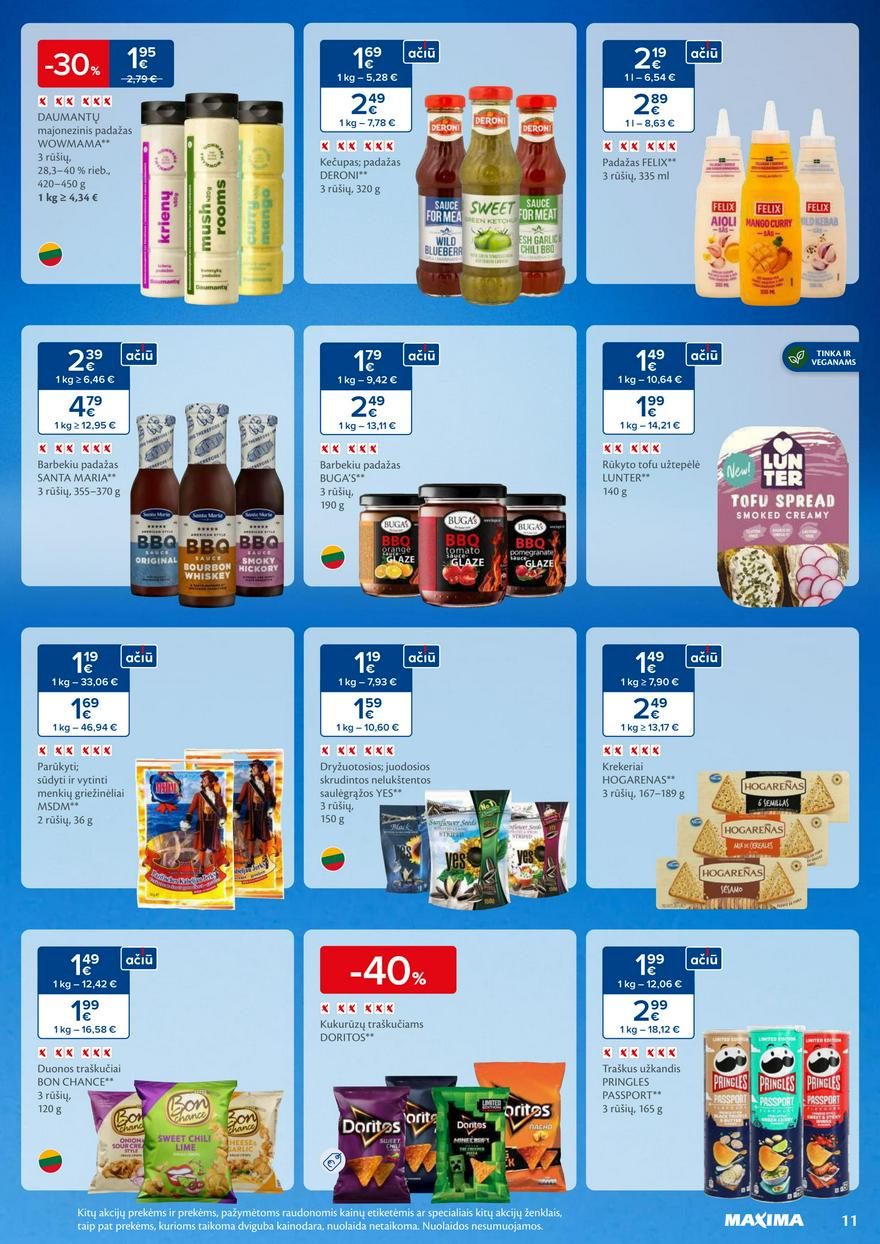Maxima leidinys 20 akcijos nuo 
  2025-05-13 iki 
  2025-05-19 | Leidinukas.lt puslapis 11
