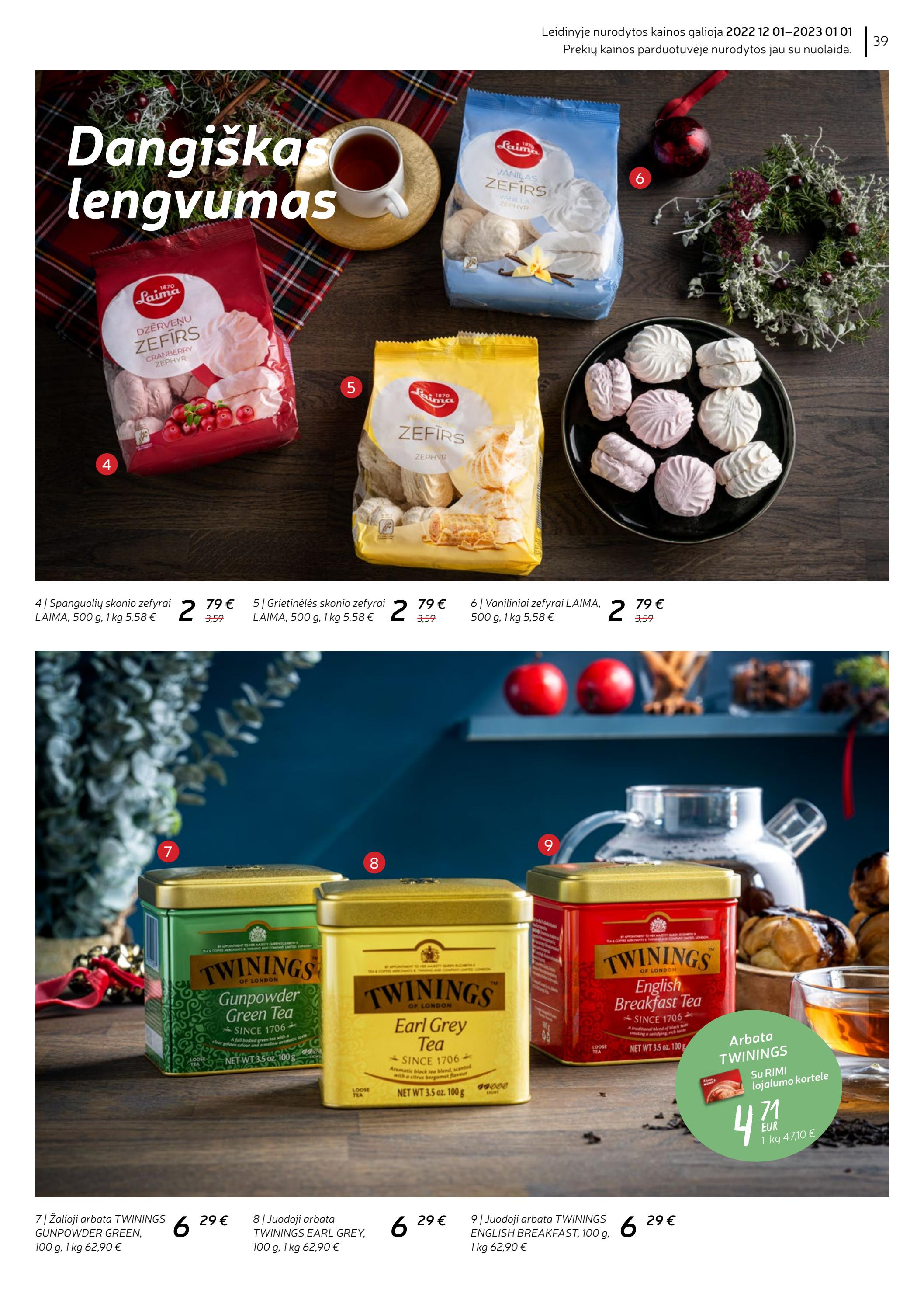 Rimi šventinis leidinys akcijos nuo
2022-12-01 iki
2023-01-01 | Leidinukas.lt puslapis 39