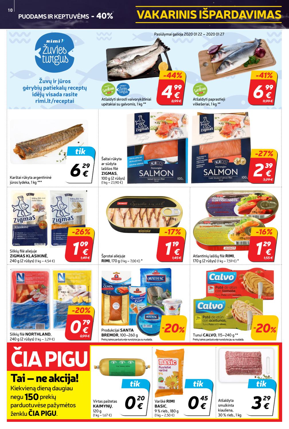 Rimi savaitinis leidinys akcijos nuo 
  2020-01-21 iki 
  2020-01-27 | Leidinukas.lt puslapis 10