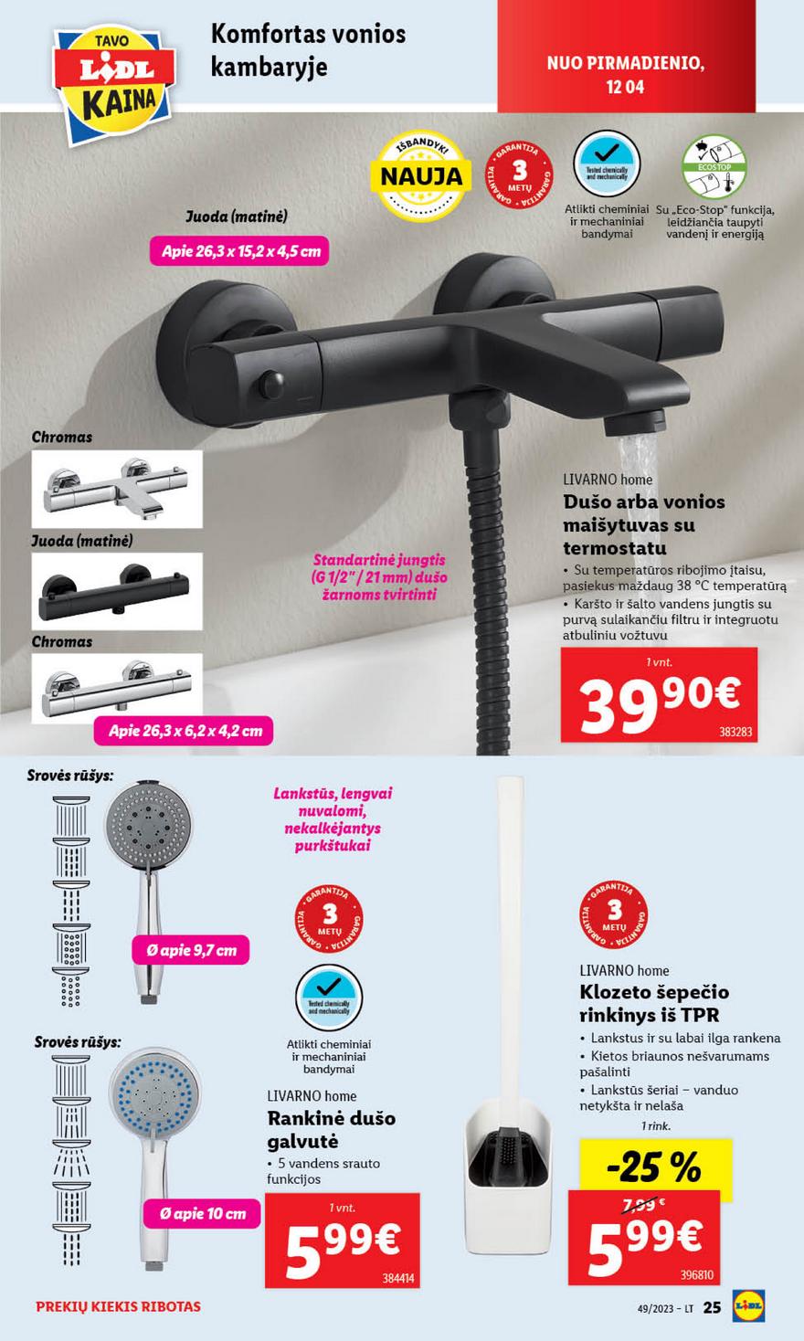 Lidl pasiūlymai akcijos nuo 
  2023-12-04 iki 
  2023-12-10 | Leidinukas.lt puslapis 27