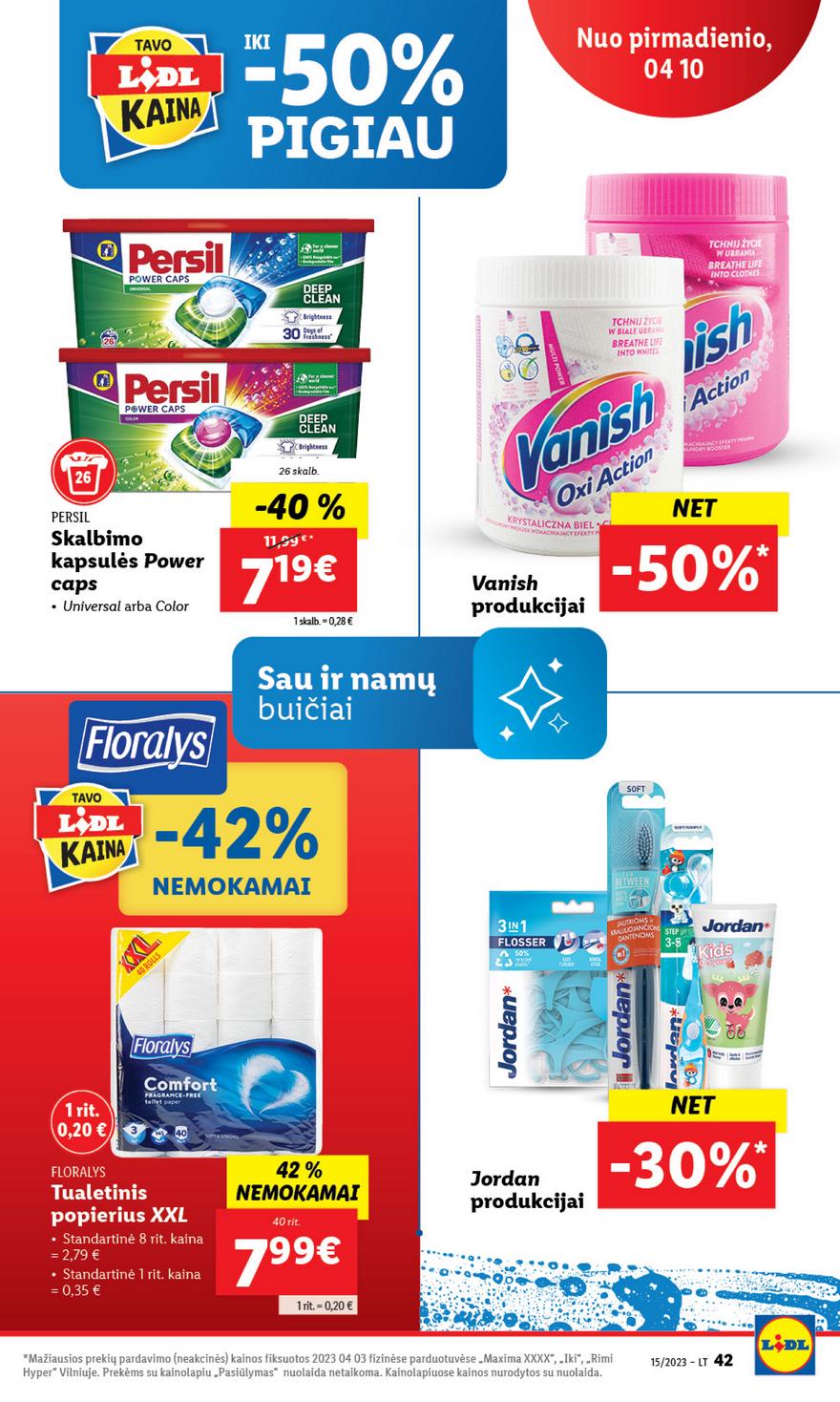 Lidl pasiūlymai akcijos nuo 
  2023-04-10 iki 
  2023-04-16 | Leidinukas.lt puslapis 42
