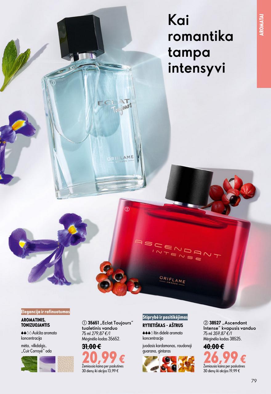 Oriflame katalogas akcijos nuo 
  2026-07-15 iki 
  2026-08-04 | Leidinukas.lt puslapis 79
