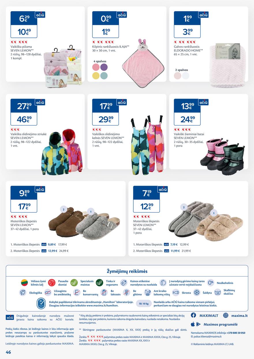 Maxima leidinukas akcijos nuo 
  2025-11-11 iki 
  2025-11-17 | Leidinukas.lt puslapis 46