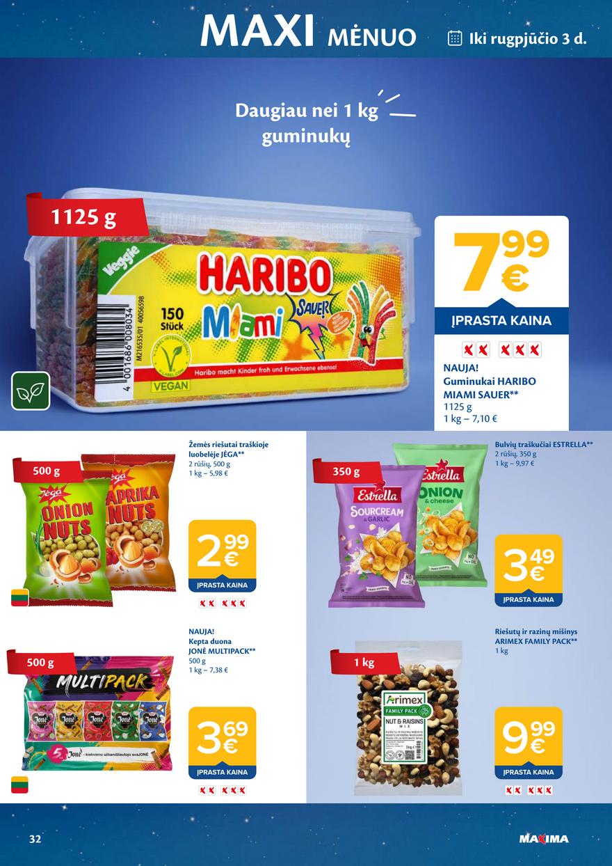 Maxima leidinys akcijos nuo 
  2026-07-21 iki 
  2026-07-27 | Leidinukas.lt puslapis 32