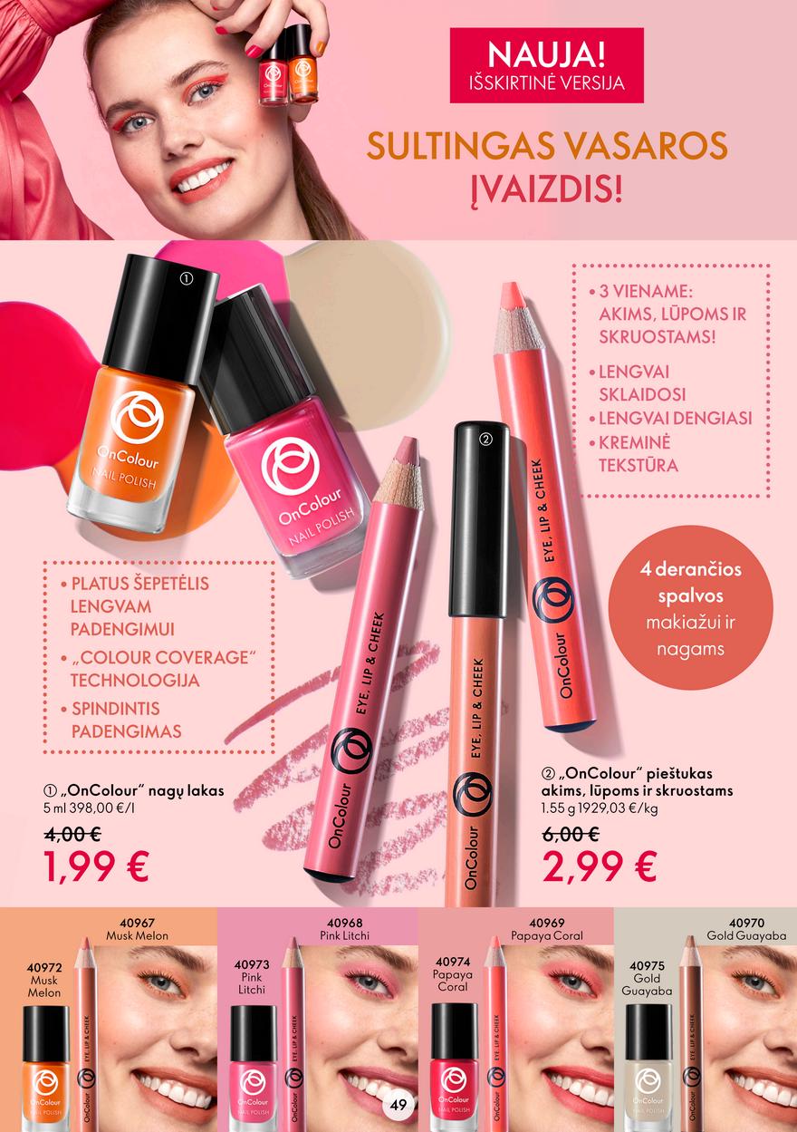 Oriflame vasaros leidinys akcijos nuo 
  2022-07-20 iki 
  2022-08-02 | Leidinukas.lt puslapis 49
