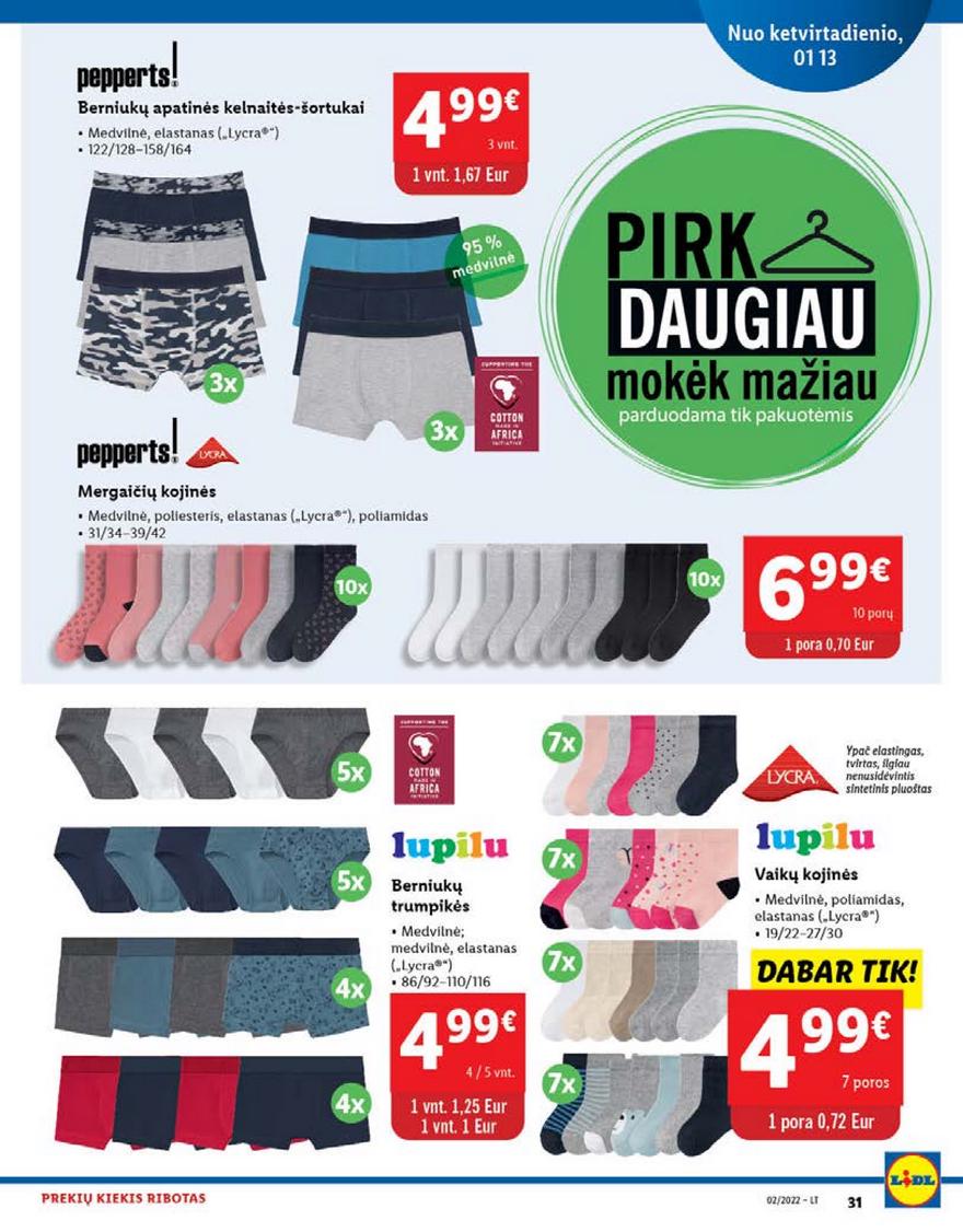 Ldil ne maisto prekių pasiūlymai akcijos nuo 
  2022-01-10 iki 
  2022-01-16 | Leidinukas.lt puslapis 31