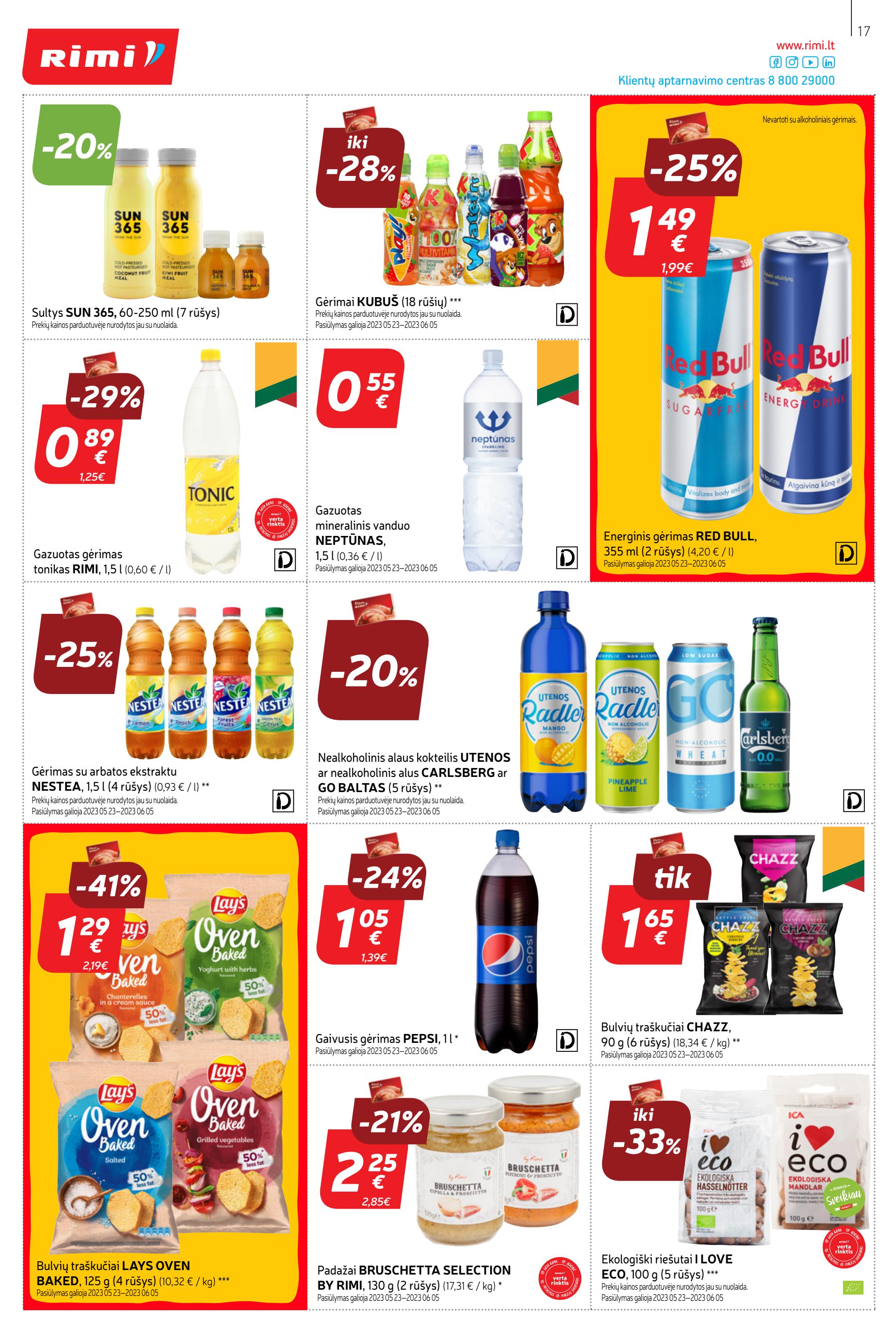 Rimi savaitinis leidinys akcijos nuo 
  2023-05-30 iki 
  2023-06-05 | Leidinukas.lt puslapis 17