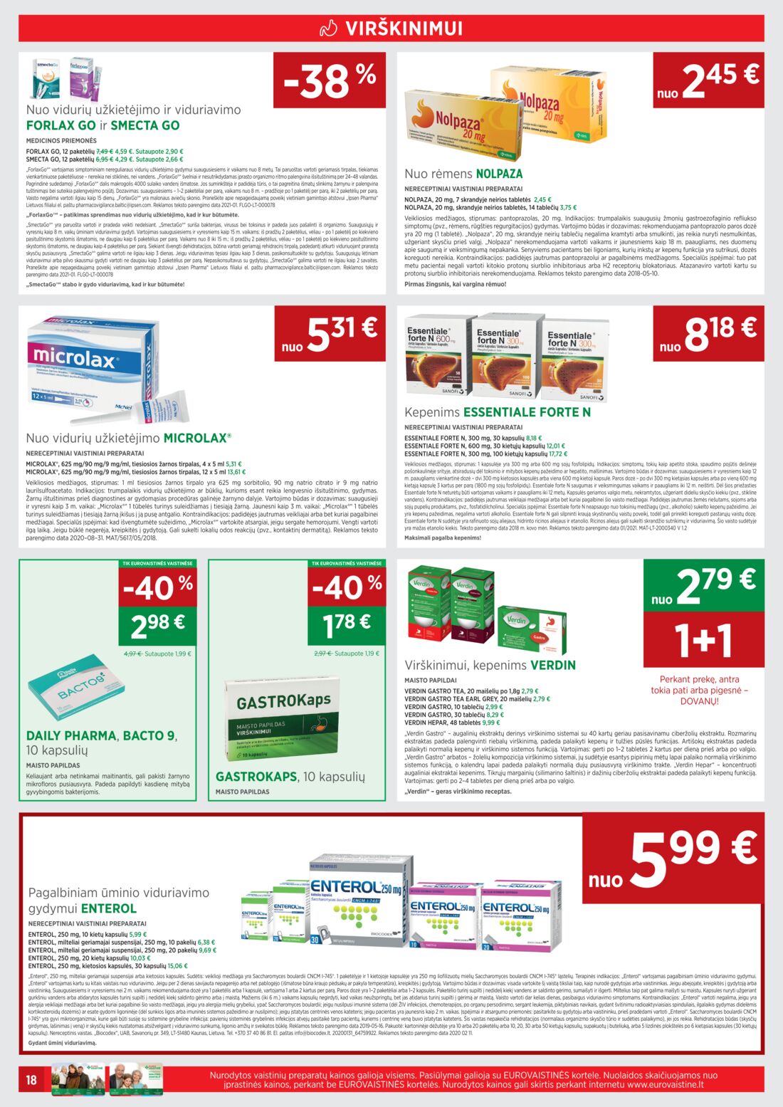 Euro vaistinė leidinys akcijos nuo 
  2021-03-01 iki 
  2021-03-31 | Leidinukas.lt puslapis 18