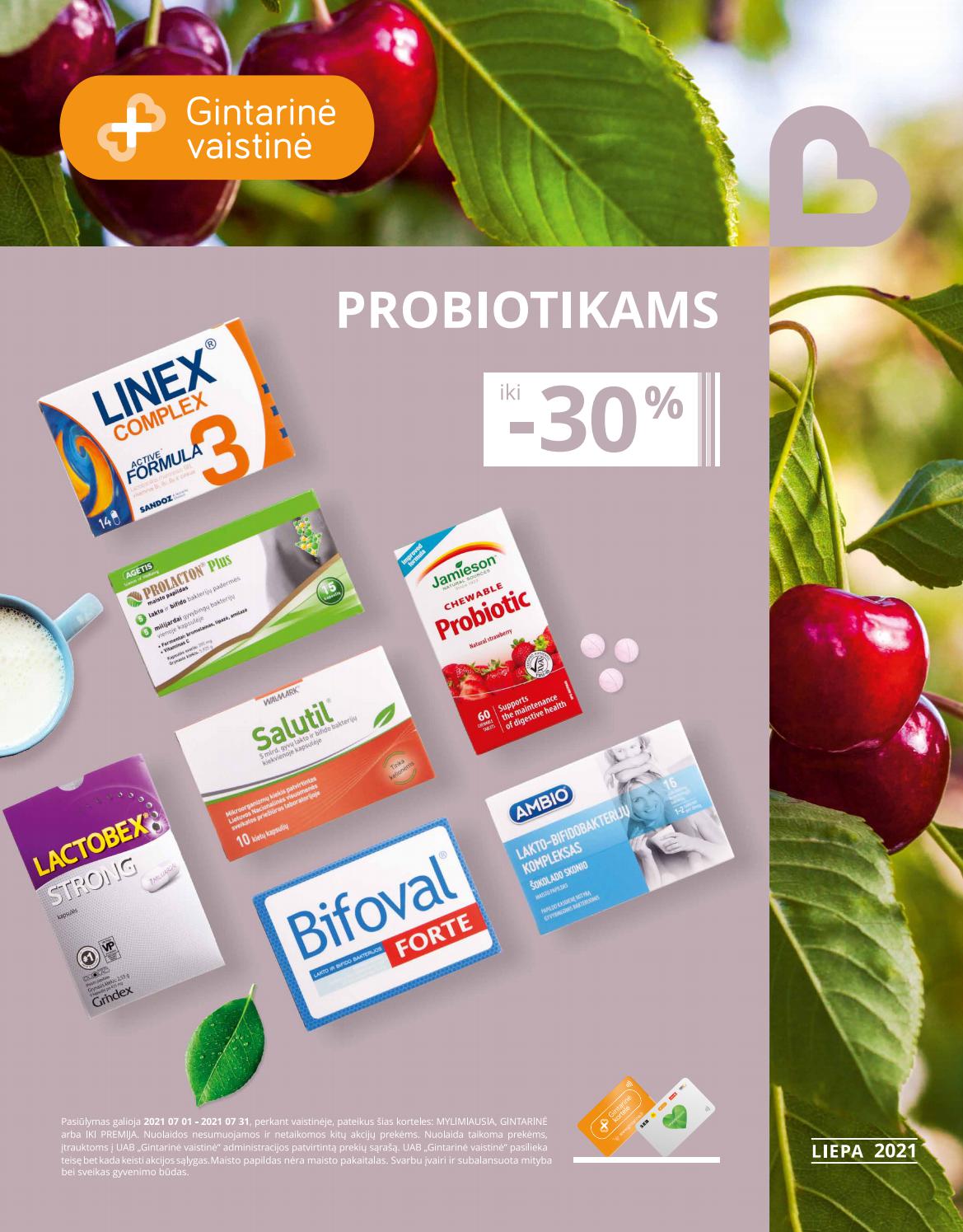 Gintarinė vaistinė leidinys akcijos nuo 
  2021-07-01 iki 
  2021-07-31 | Leidinukas.lt puslapis 1