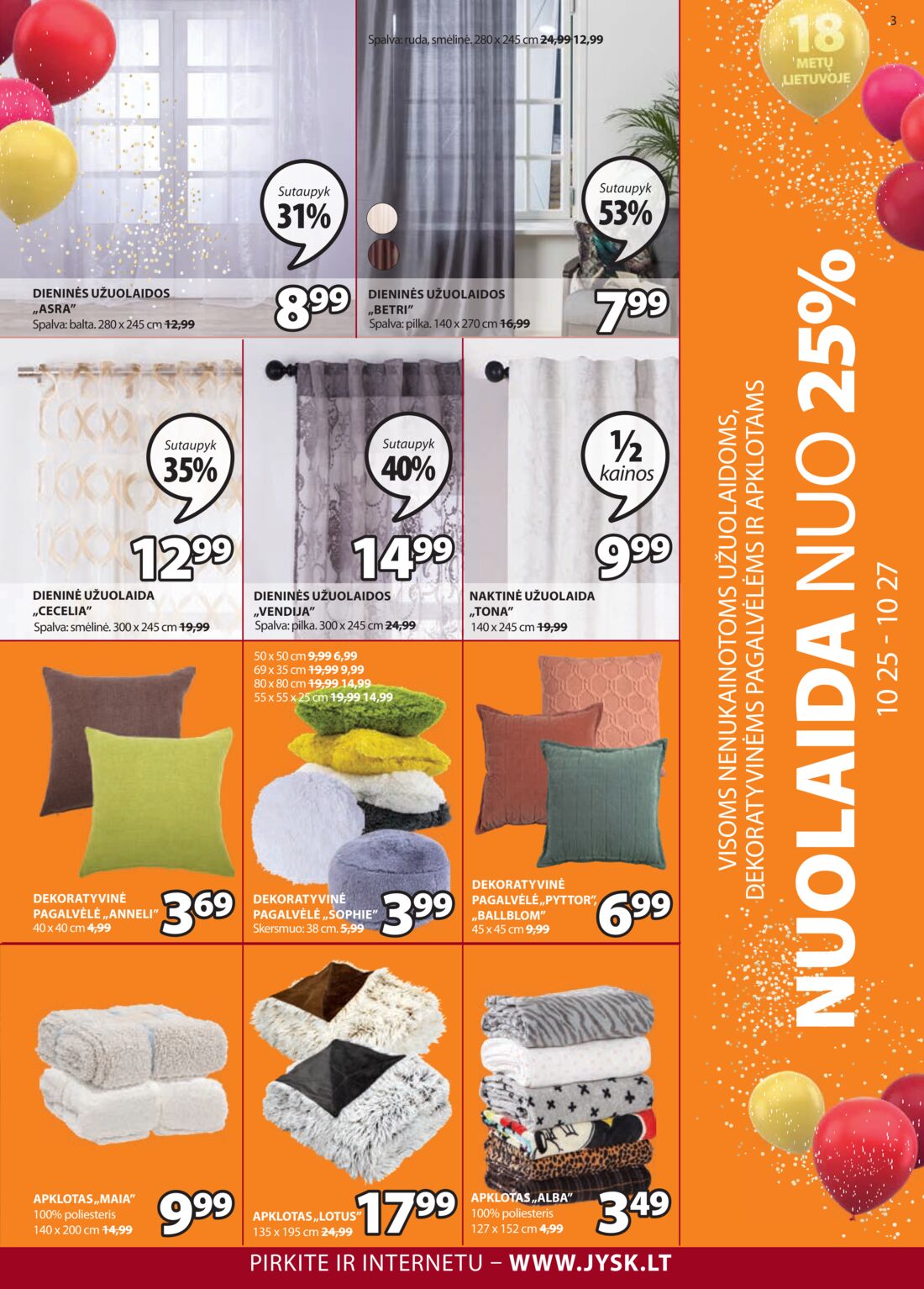 Jysk leidinys akcijos nuo 
  2019-10-15 iki 
  2019-10-28 | Leidinukas.lt puslapis 3