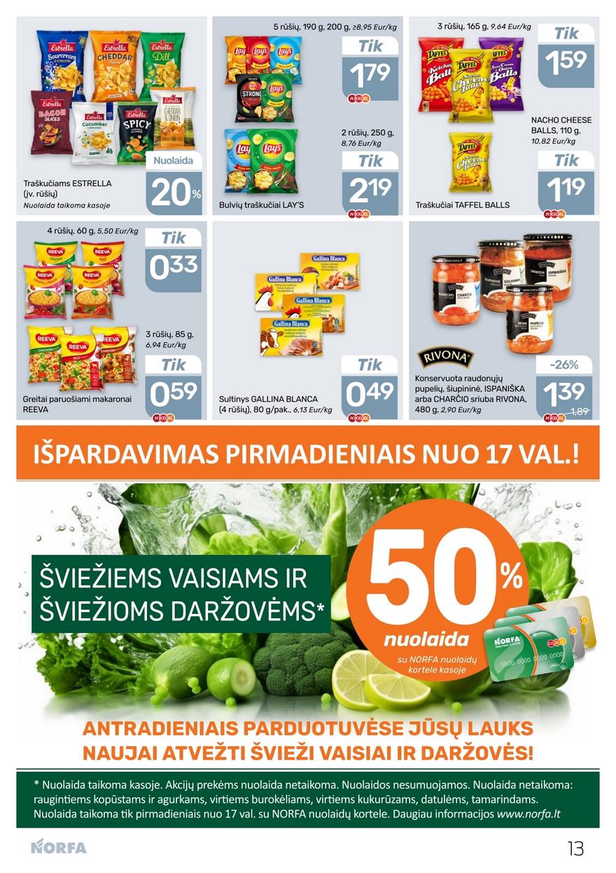 Norfos leidinys akcijos nuo 
  2026-05-14 iki 
  2026-05-27 | Leidinukas.lt puslapis 13