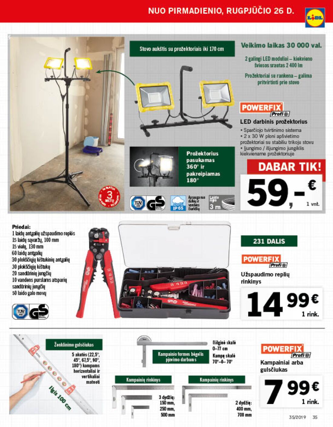 Lidl savaitinis leidinys akcijos nuo 
  2019-08-26 iki 
  2019-09-01 | Leidinukas.lt puslapis 35