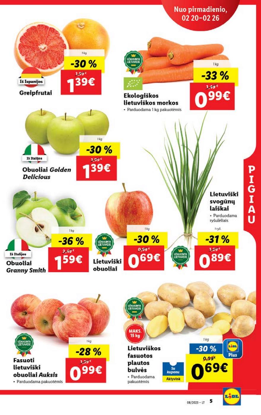 Lidl pasiūlymai akcijos nuo 
  2023-02-20 iki 
  2023-02-26 | Leidinukas.lt puslapis 5