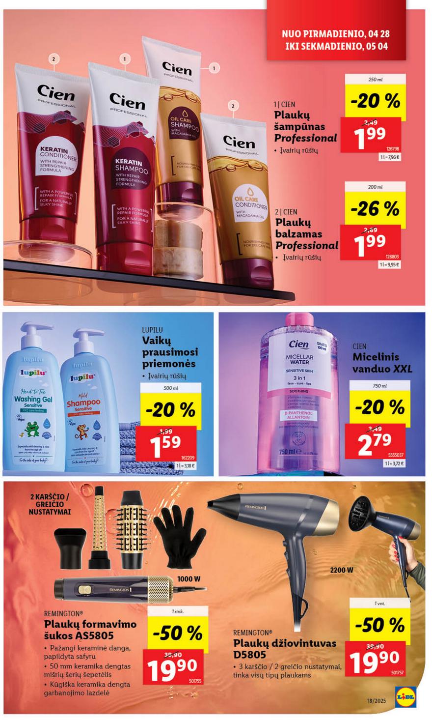 Lidl savaitinis leidinys akcijos nuo 
  2025-04-28 iki 
  2025-05-04 | Leidinukas.lt puslapis 40