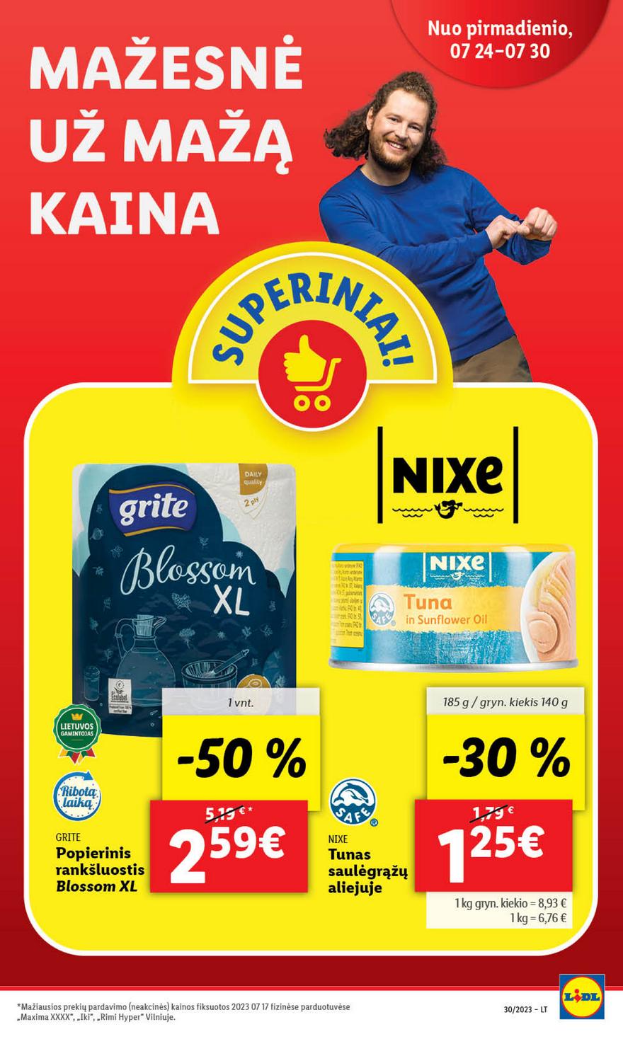 Lidl pasiūlymai akcijos nuo 
  2023-07-24 iki 
  2023-07-30 | Leidinukas.lt puslapis 2