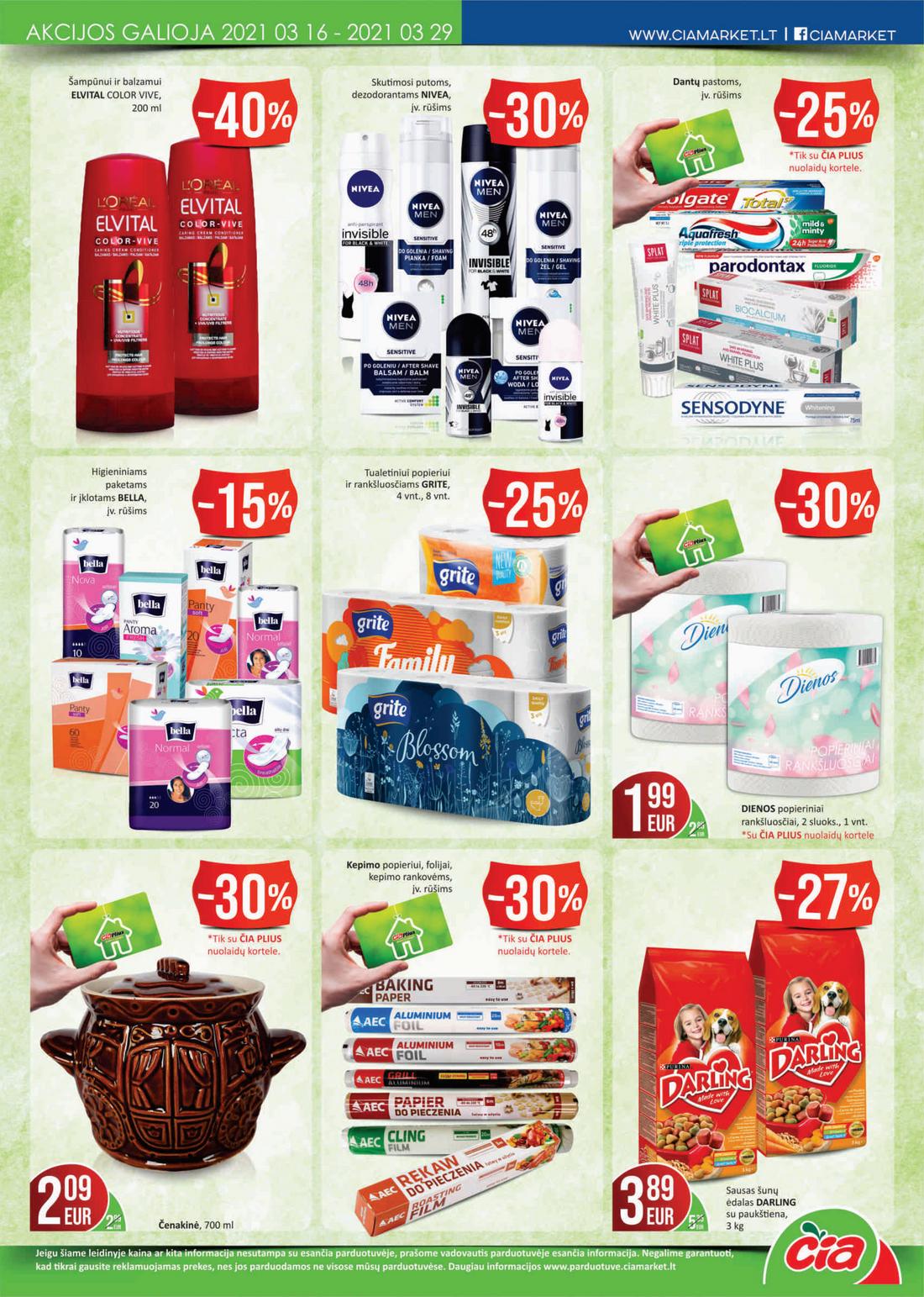 Čia market leidinys akcijos nuo 
  2021-03-16 iki 
  2021-03-29 | Leidinukas.lt puslapis 13