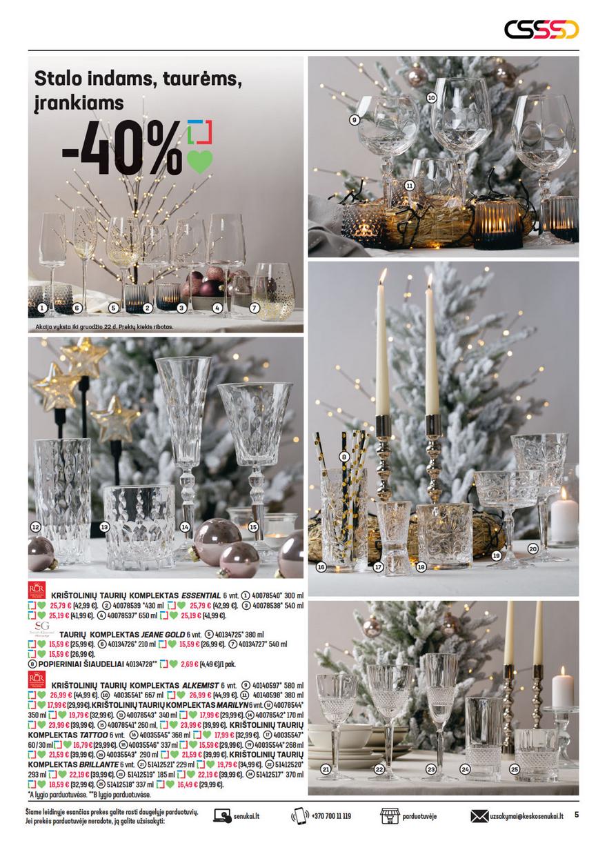 Senukai leidinys akcijos nuo 
  2021-12-02 iki 
  2022-01-03 | Leidinukas.lt puslapis 5
