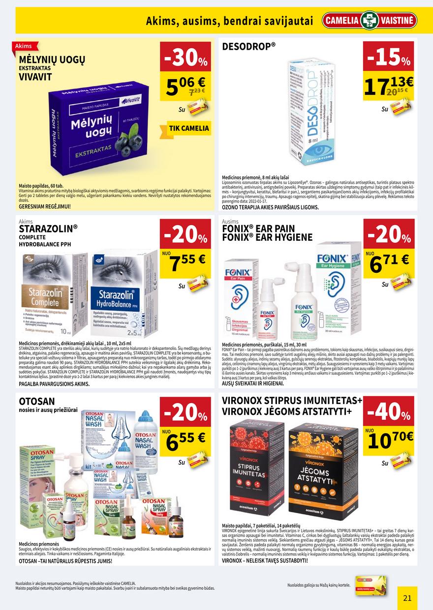 Camelia kovo leidinys akcijos nuo 
  2023-03-01 iki 
  2023-03-31 | Leidinukas.lt puslapis 21