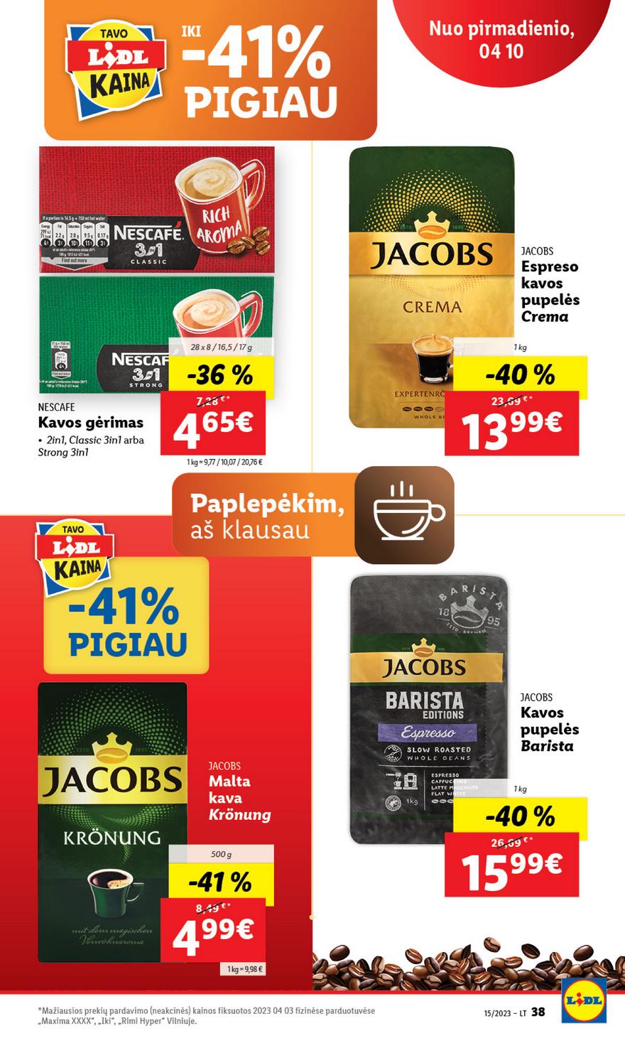 Lidl pasiūlymai akcijos nuo 
  2023-04-10 iki 
  2023-04-16 | Leidinukas.lt puslapis 38