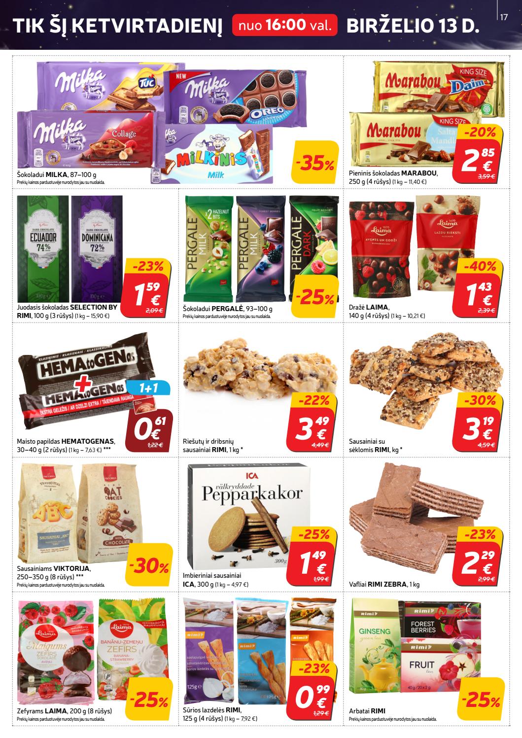 Rimi savaitinis leidinys akcijos nuo 
  2019-06-11 iki 
  2019-06-17 | Leidinukas.lt puslapis 17