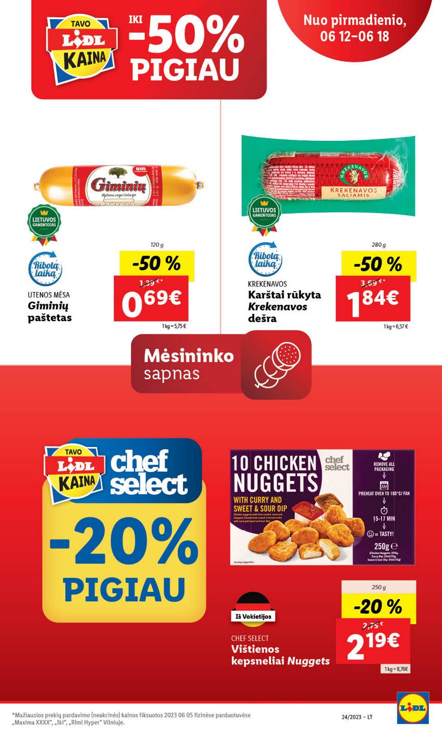 Lidl pasiūlymai akcijos nuo 
  2023-06-12 iki 
  2023-06-18 | Leidinukas.lt puslapis 36