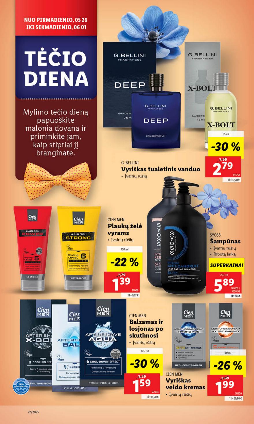 Lidl leidinys akcijos nuo 
  2025-05-26 iki 
  2025-06-01 | Leidinukas.lt puslapis 28