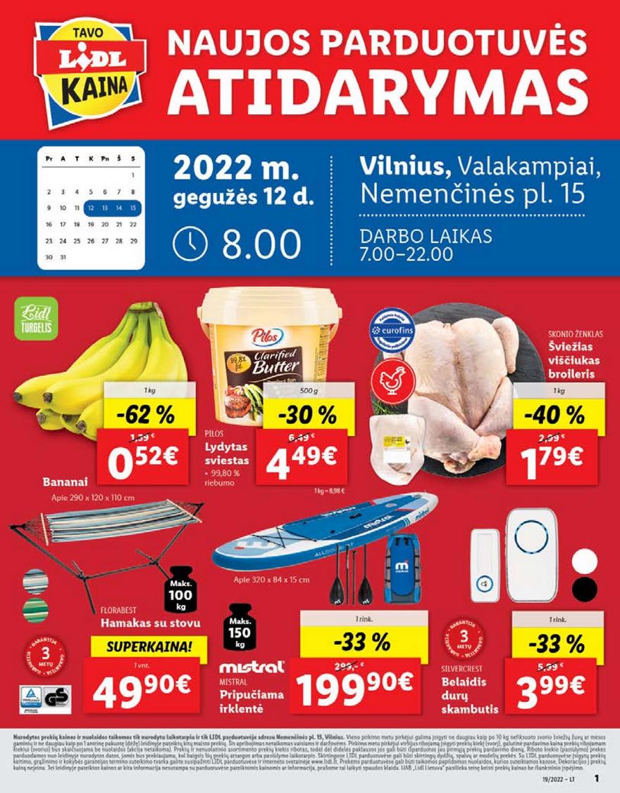 Lidl pasiūlymai akcijos nuo 
  2022-05-12 iki 
  2022-05-15 | Leidinukas.lt puslapis 1