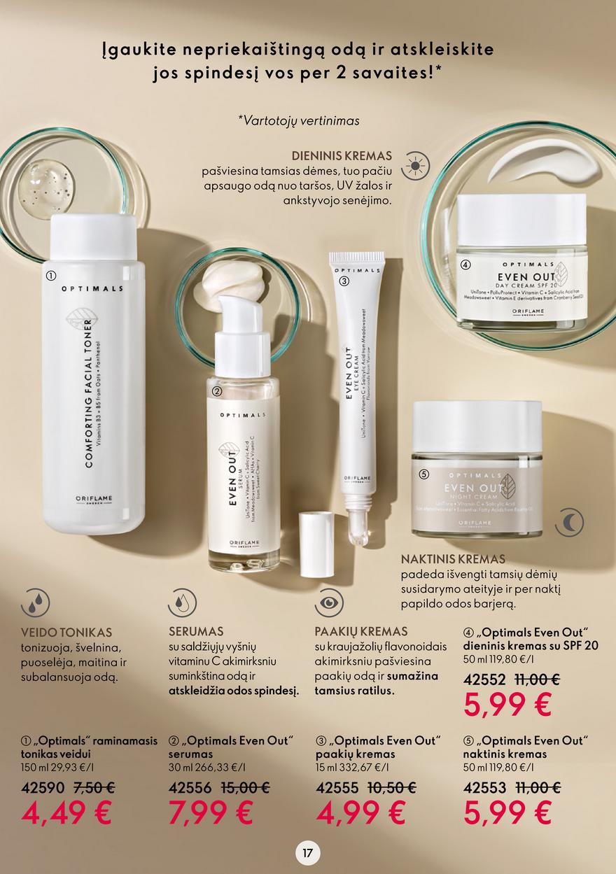 Oriflame katalogas akcijos nuo 
  2022-09-14 iki 
  2022-10-04 | Leidinukas.lt puslapis 17