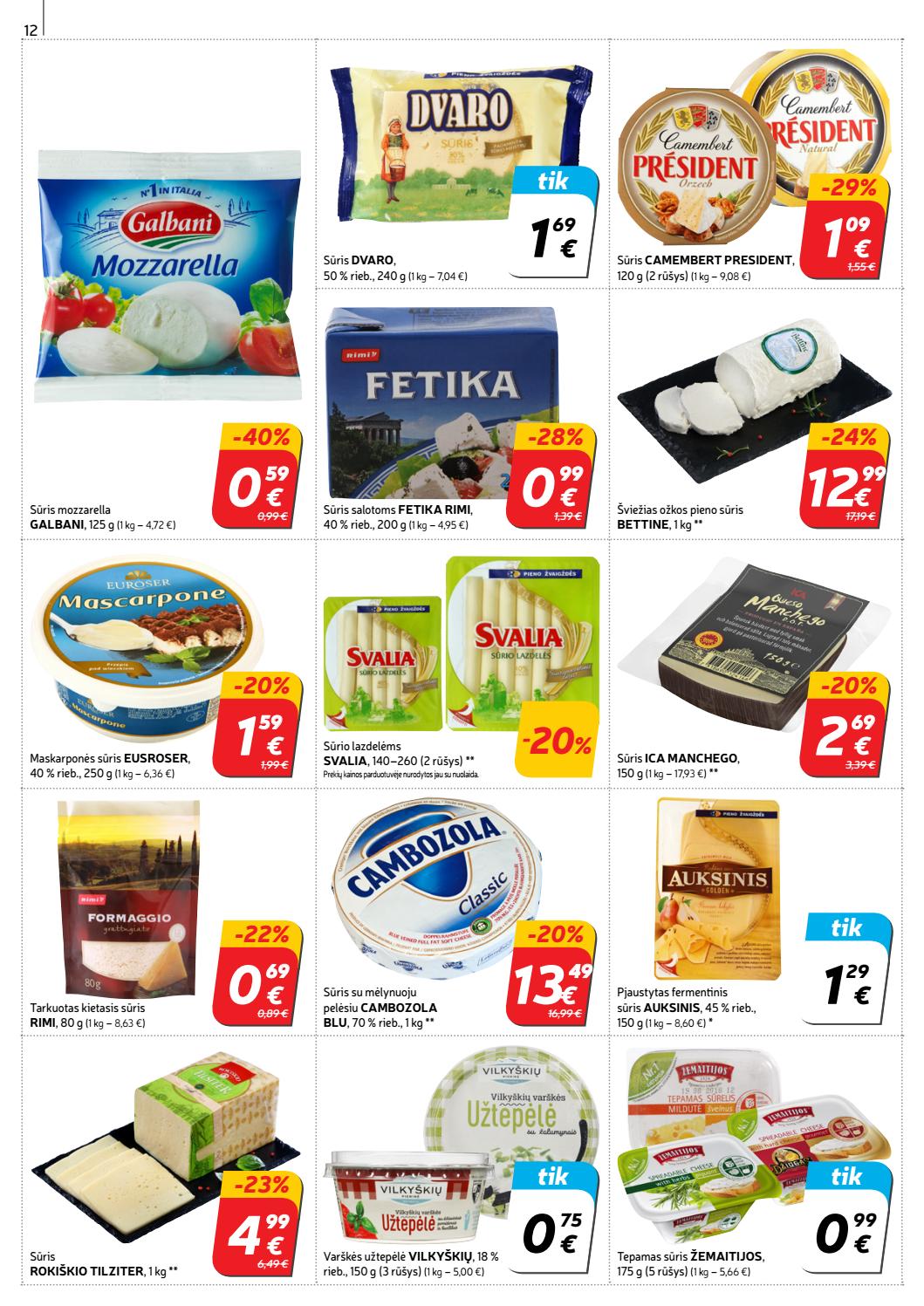 Rimi savaitinis leidinys akcijos nuo 
  2019-07-16 iki 
  2019-07-22 | Leidinukas.lt puslapis 12