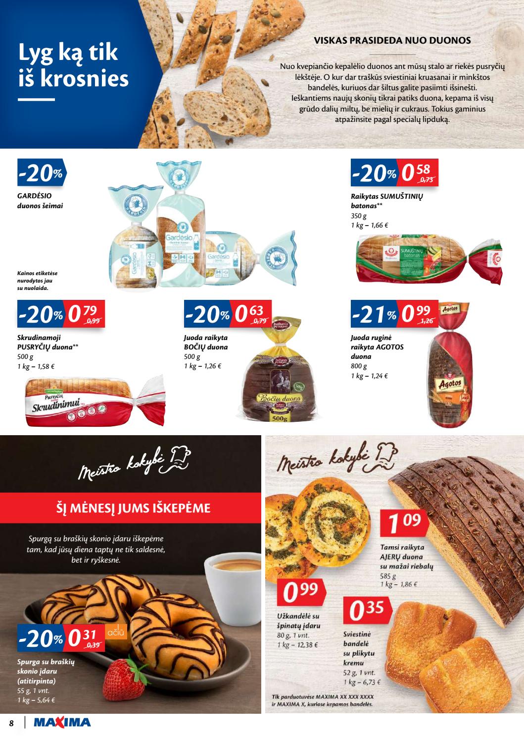 Maxima kaininis leidinys akcijos nuo 
  2019-11-12 iki 
  2019-11-18 | Leidinukas.lt puslapis 8