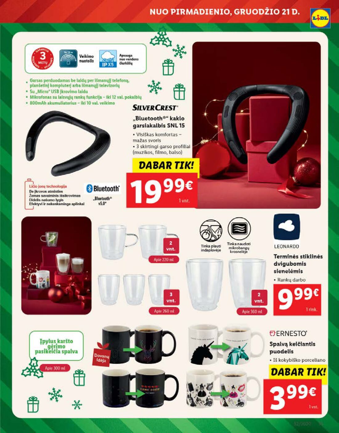 Lidl savaitinis leidinys akcijos nuo 
  2020-12-21 iki 
  2020-12-27 | Leidinukas.lt puslapis 35
