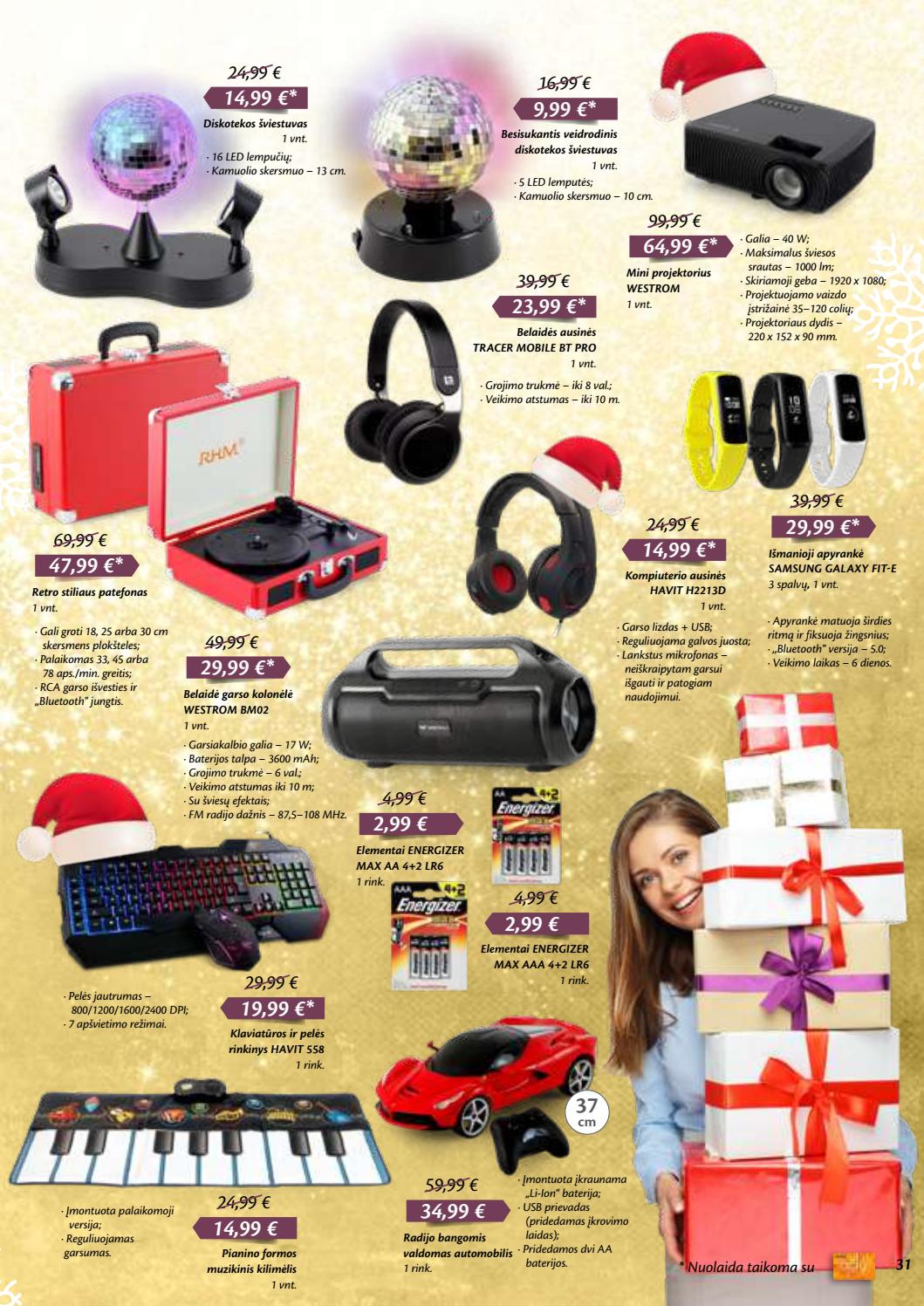 Maxima kaininis leidinys akcijos nuo 
  2019-12-05 iki 
  2019-12-18 | Leidinukas.lt puslapis 31