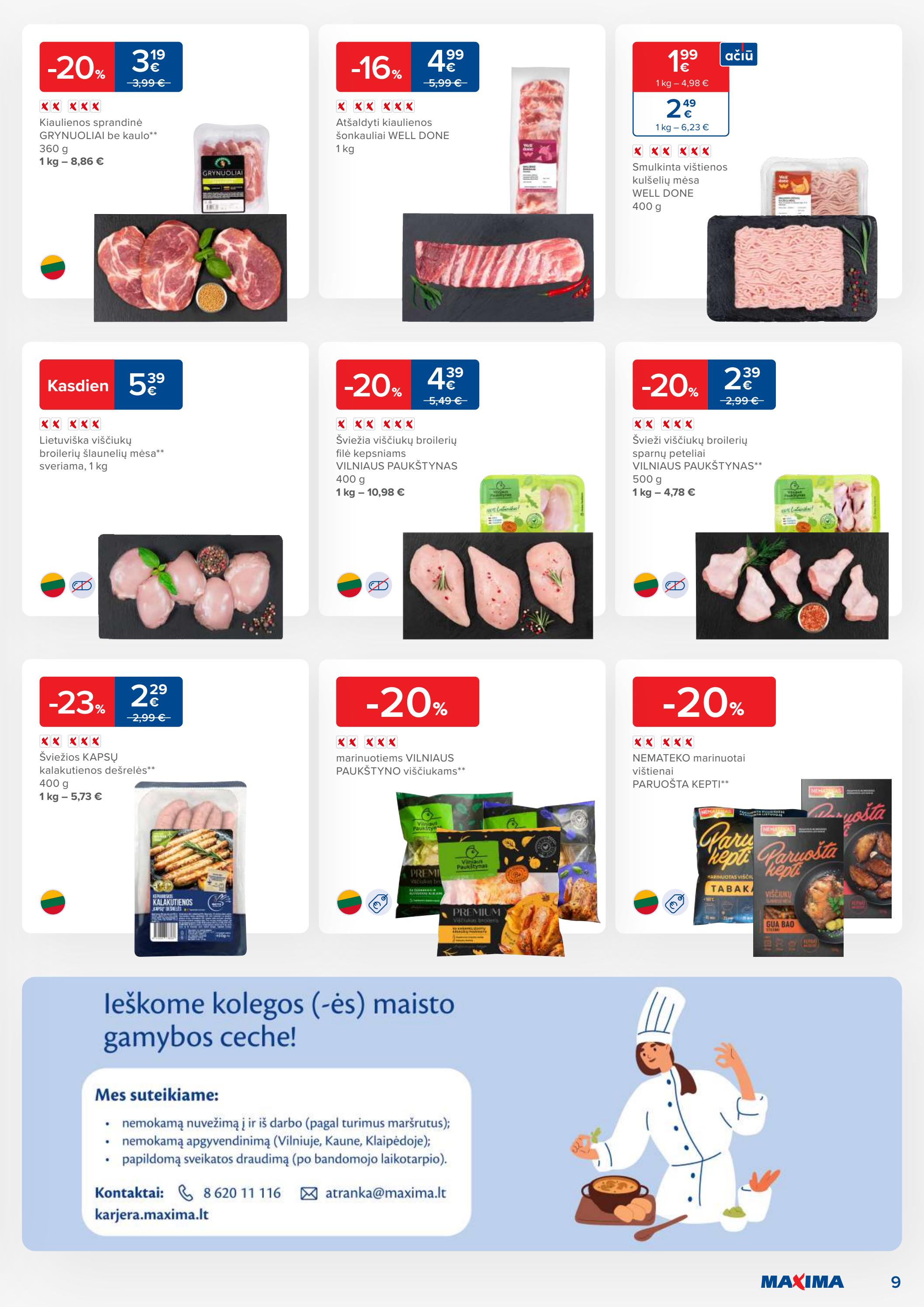 Maxima leidinys akcijos nuo 
  2023-02-28 iki 
  2023-03-06 | Leidinukas.lt puslapis 9