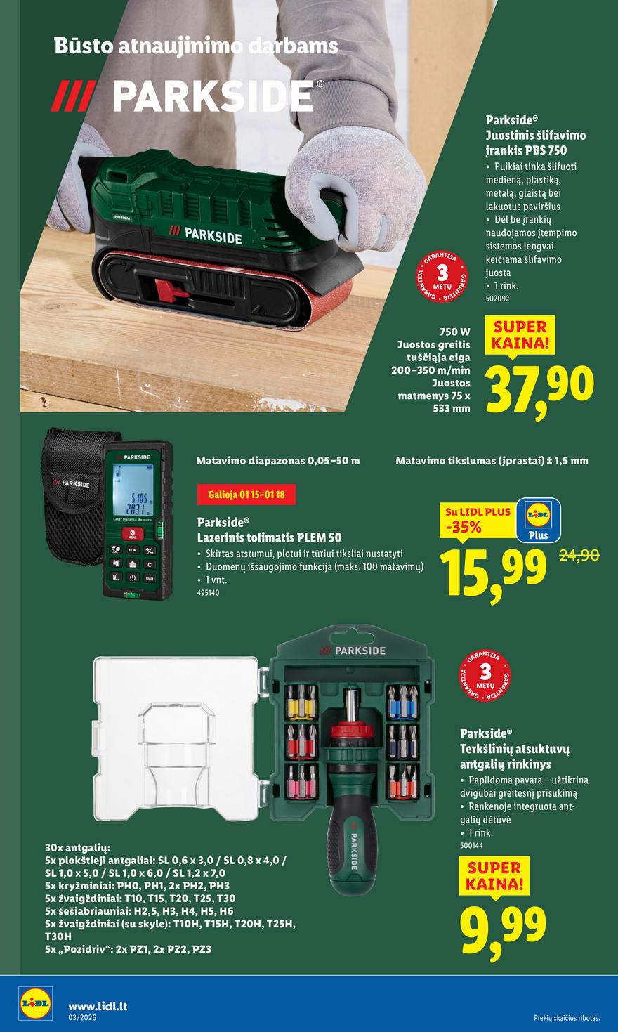 Lidl ne maisto leidinys akcijos nuo 
  2026-01-12 iki 
  2026-01-18 | Leidinukas.lt puslapis 14